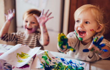 image of children playing