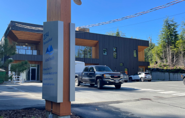Exterior of Ucluelet Medical Lab