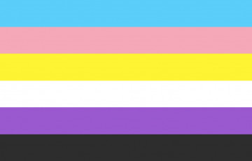 trans non binary flag
