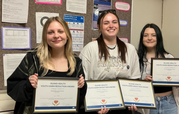 youth receiving harm reduction awards