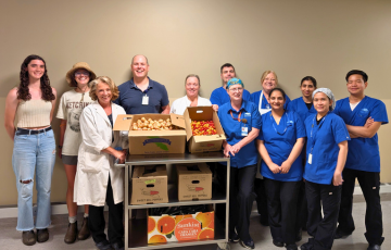 Island Health and Lush Valley staff come together at North Island Hospital